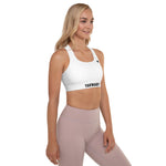 YAKWARY Women White Padded Sports Bra