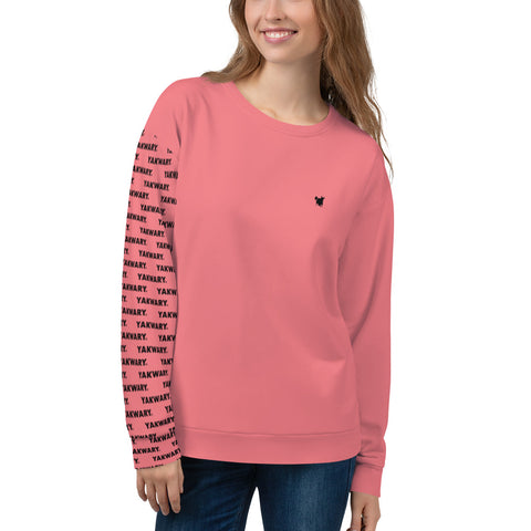 YAKWARY Women Pink Special Sweatshirt