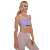 YAKWARY Women Purple Padded Sports Bra