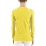 YAKWARY Women Yellow Special Rash Guard