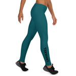 YAKWARY Women Turquoise Leggings