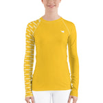 YAKWARY Women Yellow Special Rash Guard