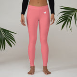 YAKWARY Women Pink Leggings