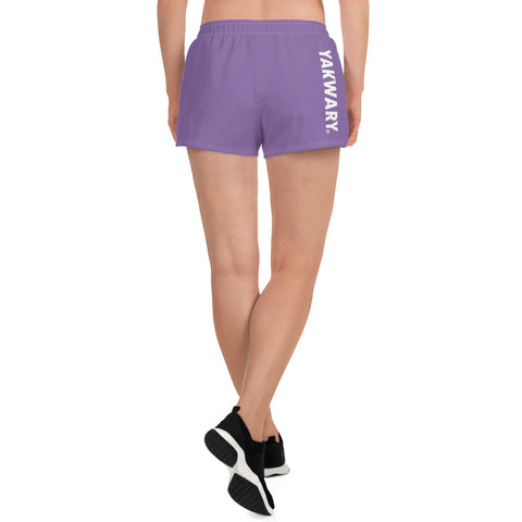 YAKWARY Women Purple Athletic Short Shorts