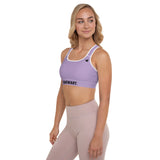 YAKWARY Women Purple Padded Sports Bra