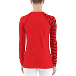 YAKWARY Women Red Special Rash Guard