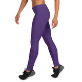 YAKWARY Women Purple Leggings