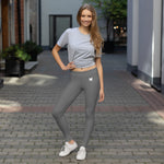 YAKWARY Women Gray Leggings