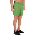 YAKWARY Men Sports Long Green Shorts