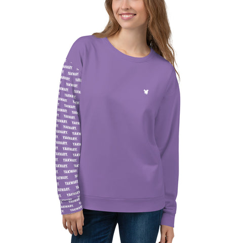 YAKWARY Women Purple Special Sweatshirt