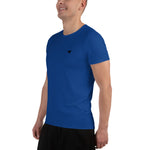 YAKWARY Men Blue Sports T-shirt