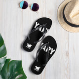 YAKWARY Black Flip-Flops