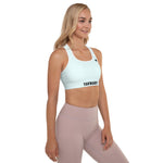 YAKWARY Women Blue Padded Sports Bra