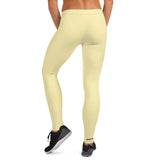 YAKWARY Women Yellow Leggings