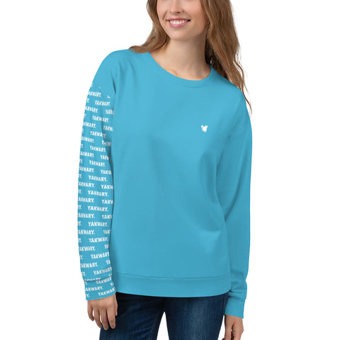 YAKWARY Women Blue Special Sweatshirt