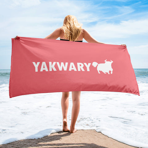 YAKWARY Pink Towel