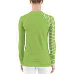 YAKWARY Women Green Special Rash Guard