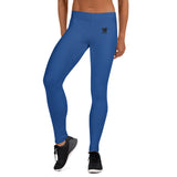 YAKWARY Women Blue Leggings