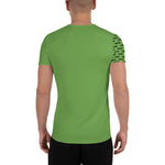 YAKWARY Men Green Sports T-shirt