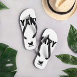 YAKWARY White Flip-Flops