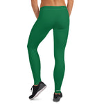 YAKWARY Women Green Leggings