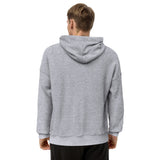 YAKWARY Men White Sueded Fleece Hoodie